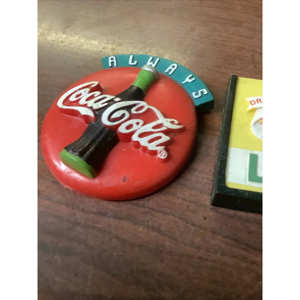 Vintage Coca Cola Refrigerator Magnets Advertising Retro Style Bottle